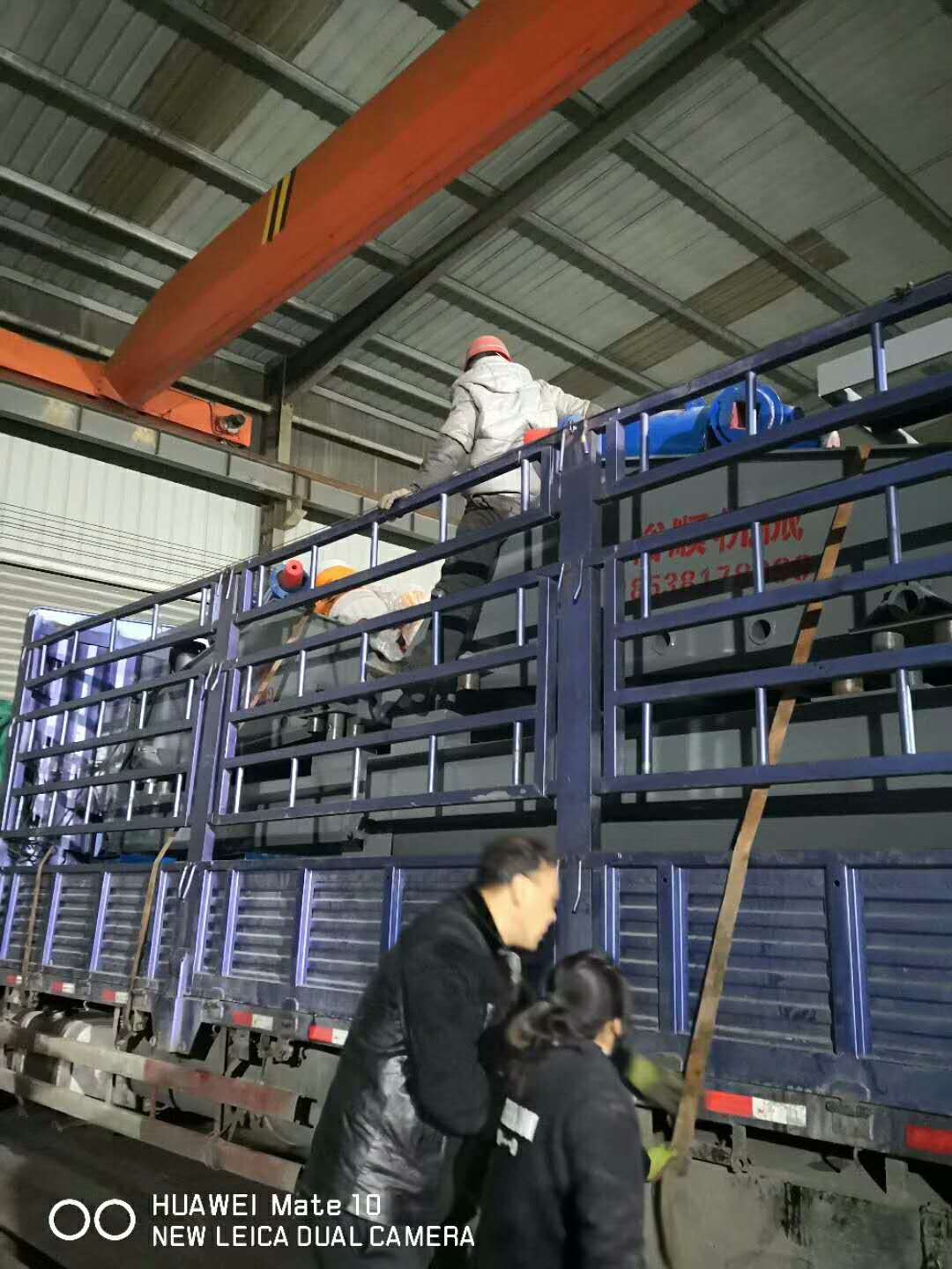 發(fā)往廣東河源的兩臺750細沙回收機